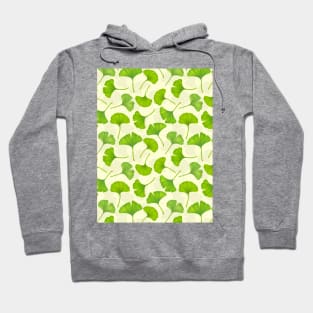 Ginkgo leaves on off white Hoodie